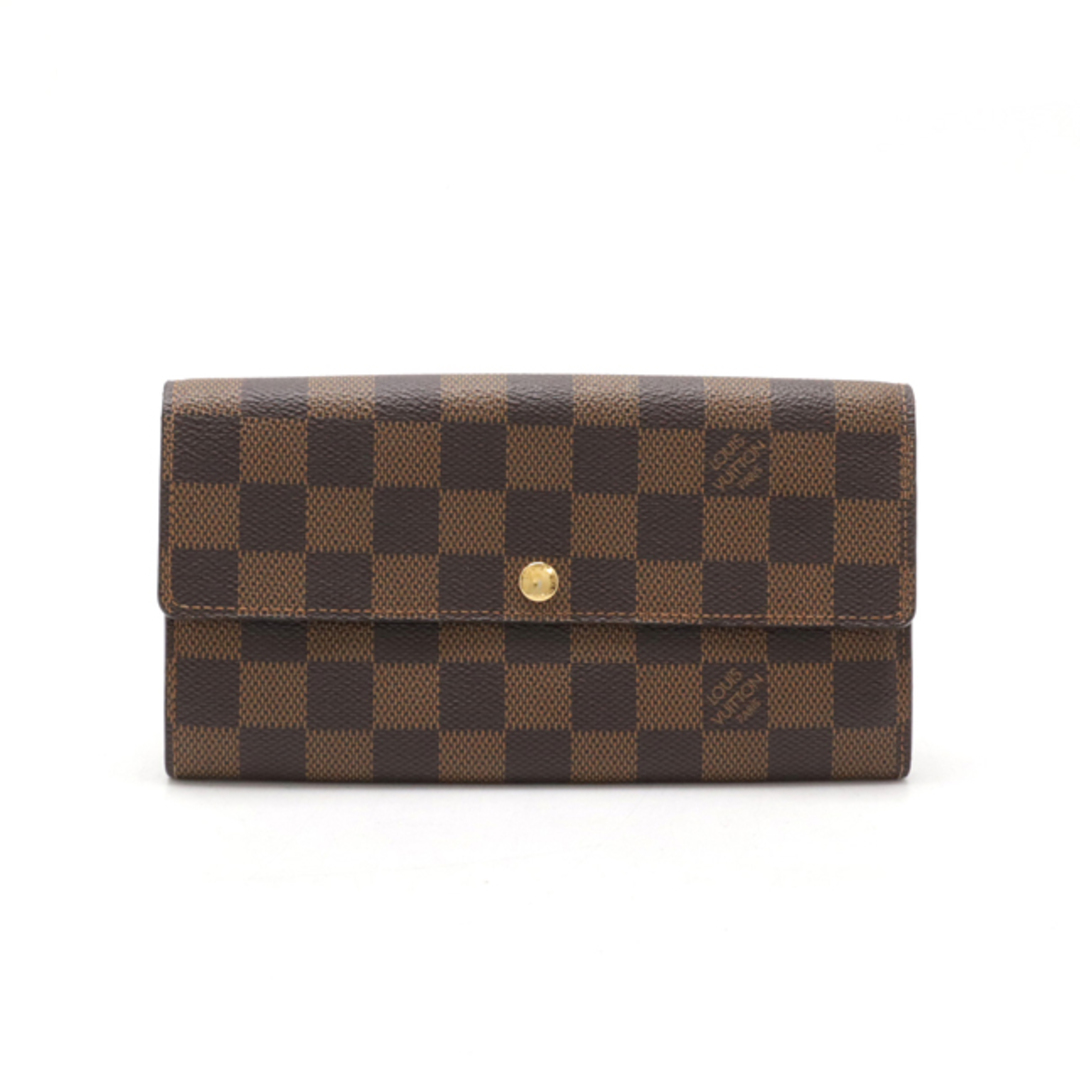 LOUIS VUITTON ルイ ヴィトン ダミエ ポルトフォイユ サラ 2つ折 LOUIS VUITTON ルイ ヴィトン ダミエ ポルトフォイユ サラ 2つ折