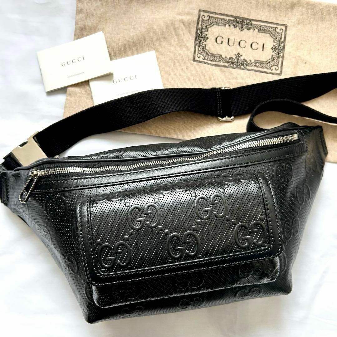 GUCCI - □極美品□GUCCI ボディバッグ ジャンボGG ショルダー GUCCI - □極美品□GUCCI ボディバッグ ジャンボGG ショルダー
