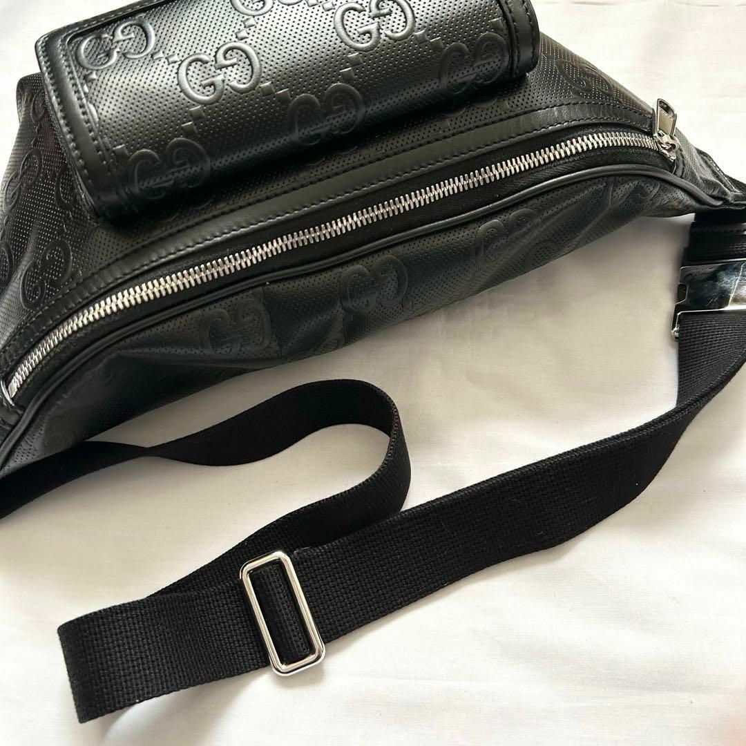 GUCCI - □極美品□GUCCI ボディバッグ ジャンボGG ショルダー GUCCI - □極美品□GUCCI ボディバッグ ジャンボGG ショルダー