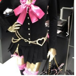 新品♡MARS マーズ ミニスカート リボン ブラック 激レア! 新品♡MARS マーズ ミニスカート リボン ブラック 激レア!