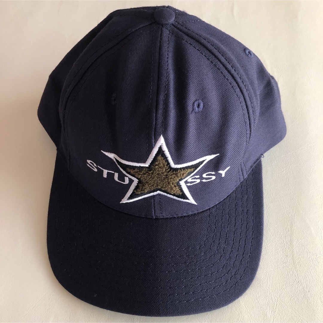 STUSSY - 美品 old stussy キャップ スター 白タグ usa製の通販 STUSSY - 美品 old stussy キャップ スター 白タグ usa製の通販