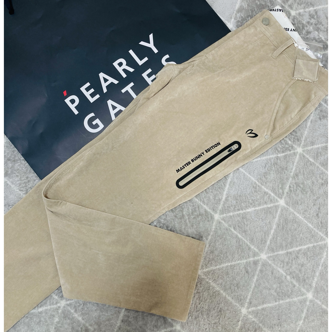 新品 パーリーゲイツ マスターバニー モールスキンパンツ 中厚手 新品 パーリーゲイツ マスターバニー モールスキンパンツ 中厚手