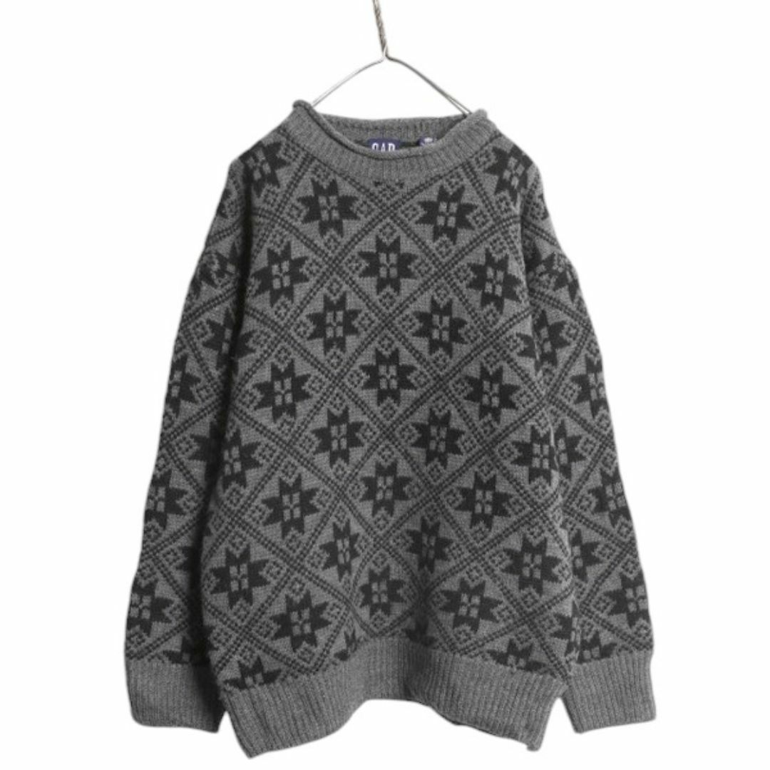 90s OLD GAP ロールネック ウール ニット セーター メンズ XL 90 90s OLD GAP ロールネック ウール ニット セーター メンズ XL 90