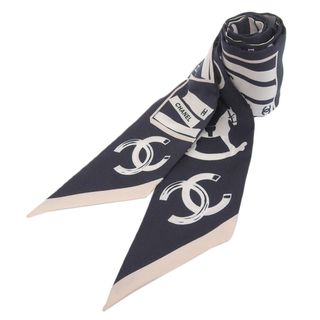 CHANEL - シャネル CHANEL ツイリー ココマーク スカーフ シルク CHANEL - シャネル CHANEL ツイリー ココマーク スカーフ シルク