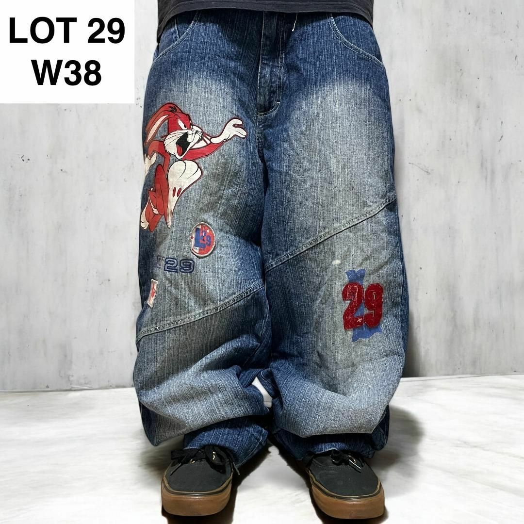ART VINTAGE - LOT29バギーデニムジーンズストリートb系ルーニー ART VINTAGE - LOT29バギーデニムジーンズストリートb系ルーニー