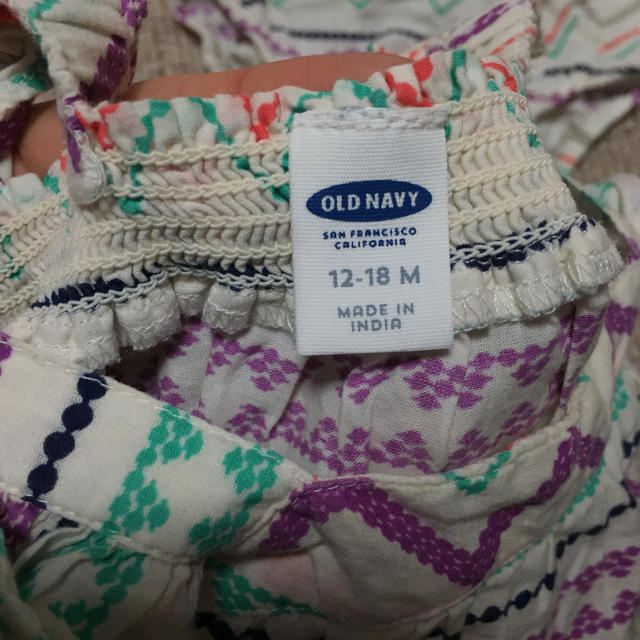 Old Navy(オールドネイビー)のold navy キャミソール セットアップ ２点セット 12〜18m キッズ/ベビー/マタニティのベビー服(~85cm)(ワンピース)の商品写真