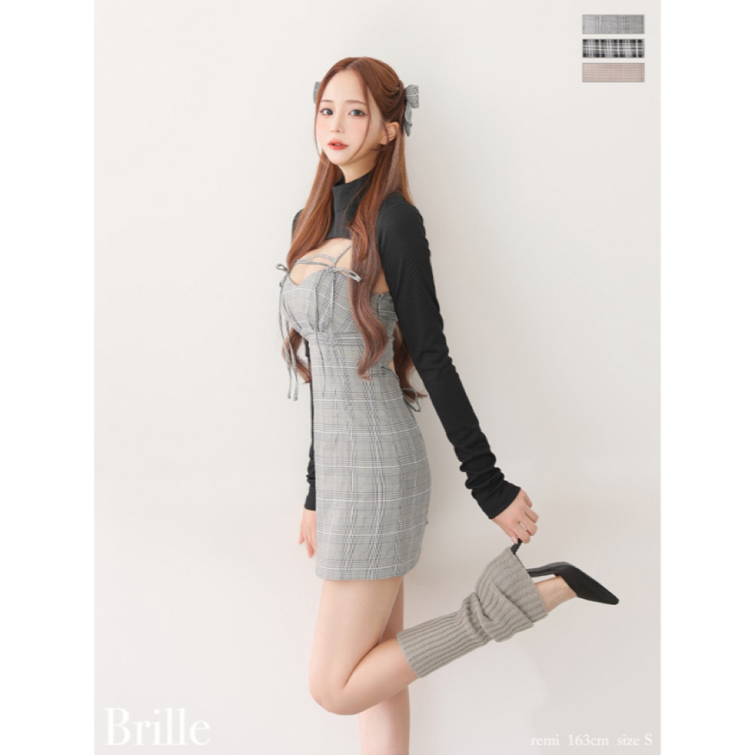 ROBE - 新品 れみれみちゃん ange de brille mini dress の通販 ROBE - 新品 れみれみちゃん ange de brille mini dress の通販