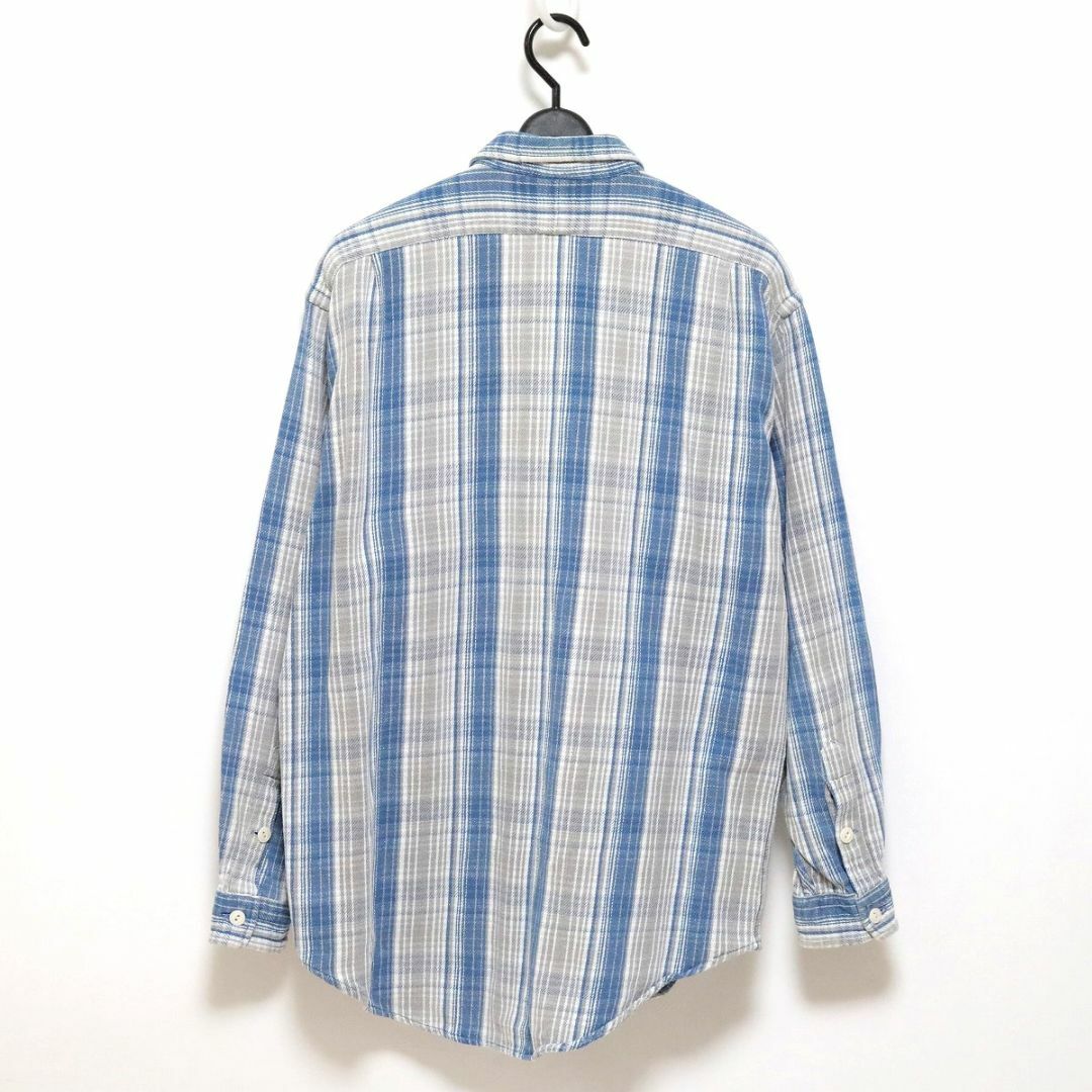 RRL - M 90's RRL 三ツ星 タグ チェック ネル シャツ ラルフ RRL - M 90's RRL 三ツ星 タグ チェック ネル シャツ ラルフ