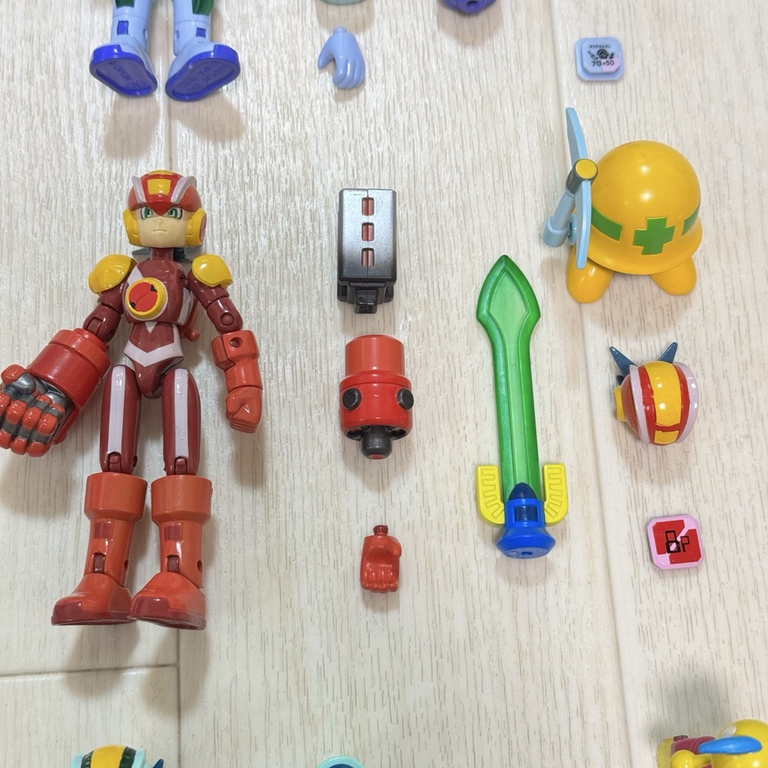 欠品なし】ロックマンエグゼ ロッキンアクション フィギュア 6体 欠品なし】ロックマンエグゼ ロッキンアクション フィギュア 6体