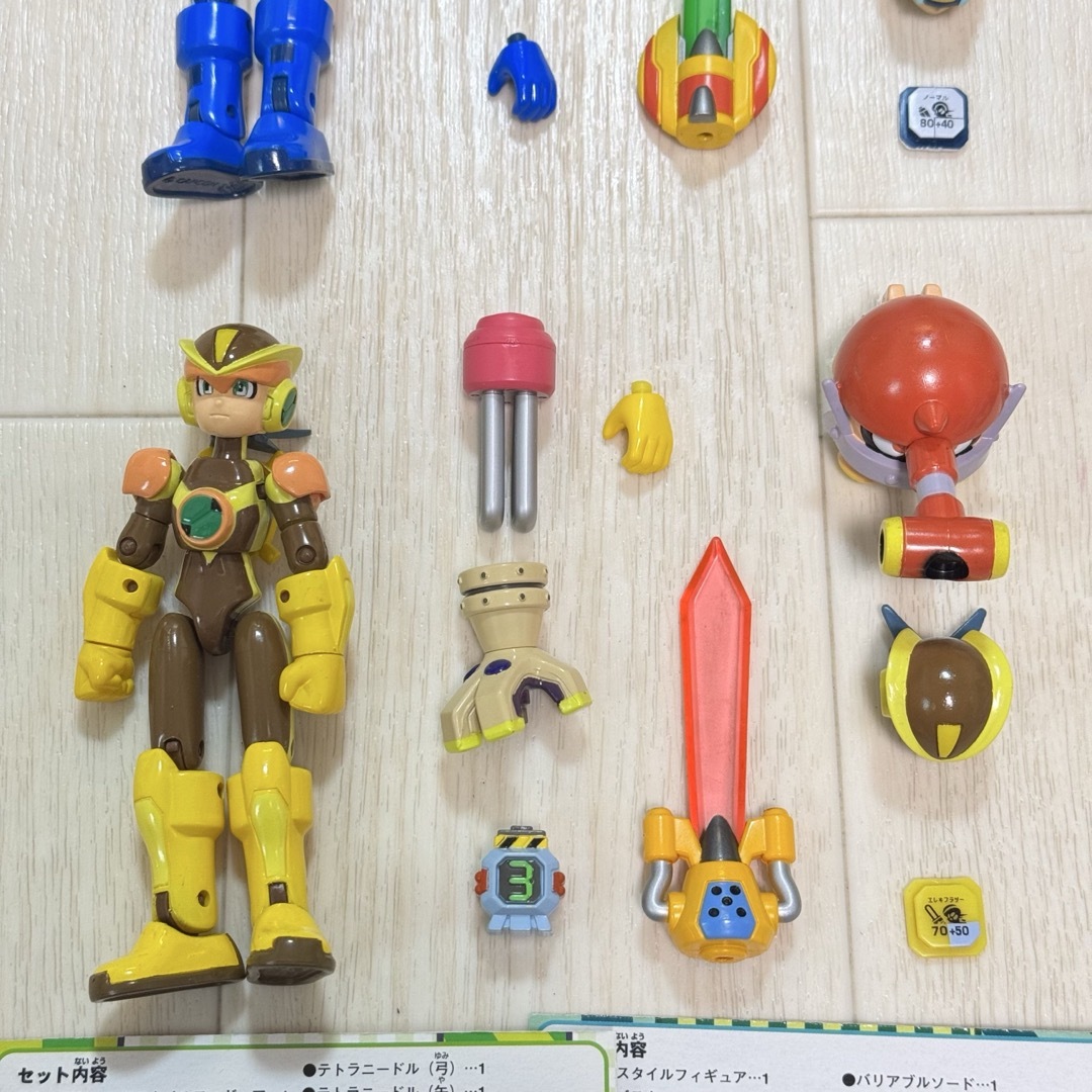 欠品なし】ロックマンエグゼ ロッキンアクション フィギュア 6体 欠品なし】ロックマンエグゼ ロッキンアクション フィギュア 6体