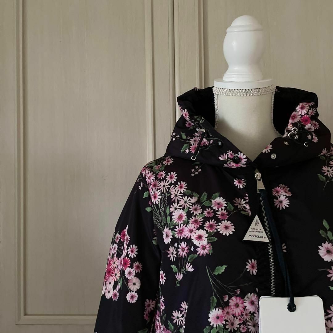 MONCLER - 62 モンクレール MONCLER 花柄 ダウン ジャケット MONCLER - 62 モンクレール MONCLER 花柄 ダウン ジャケット