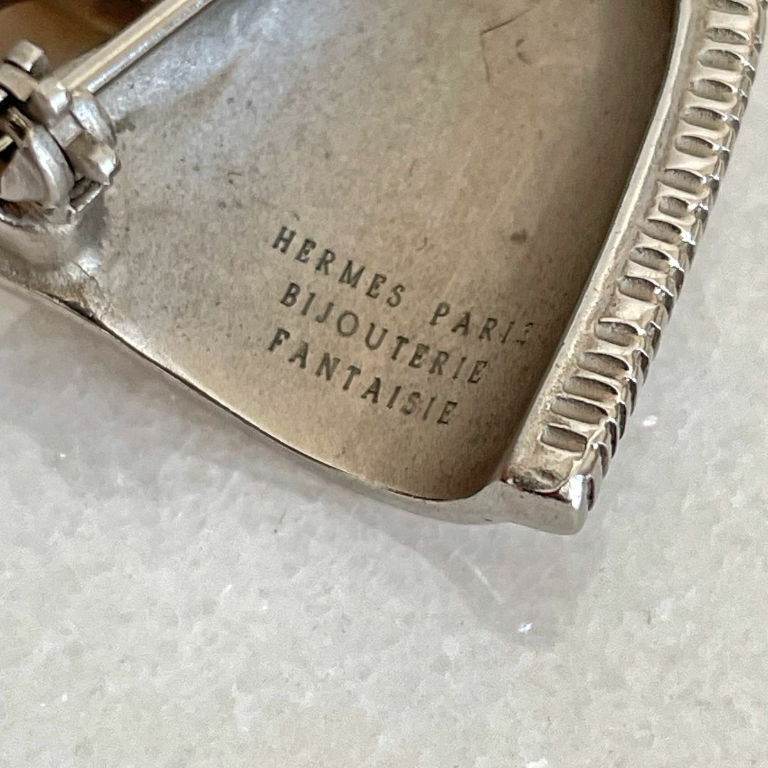 激レア物☆HERMES エルメス ホースシュバル ブローチ シルバー 激レア物☆HERMES エルメス ホースシュバル ブローチ シルバー