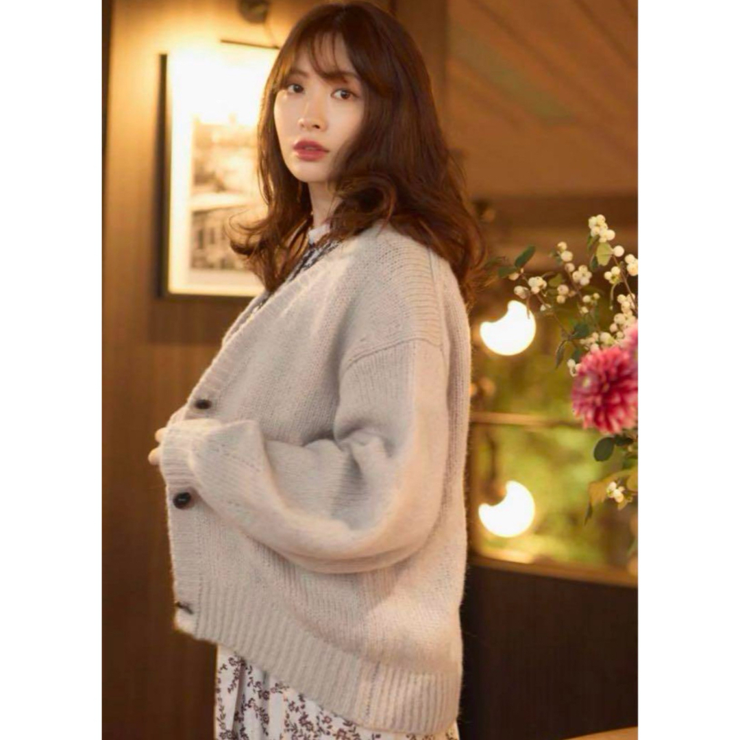 Her lip to - herlipto Essential Mohair Blend Cardiganの通販 Her lip to - herlipto Essential Mohair Blend Cardiganの通販