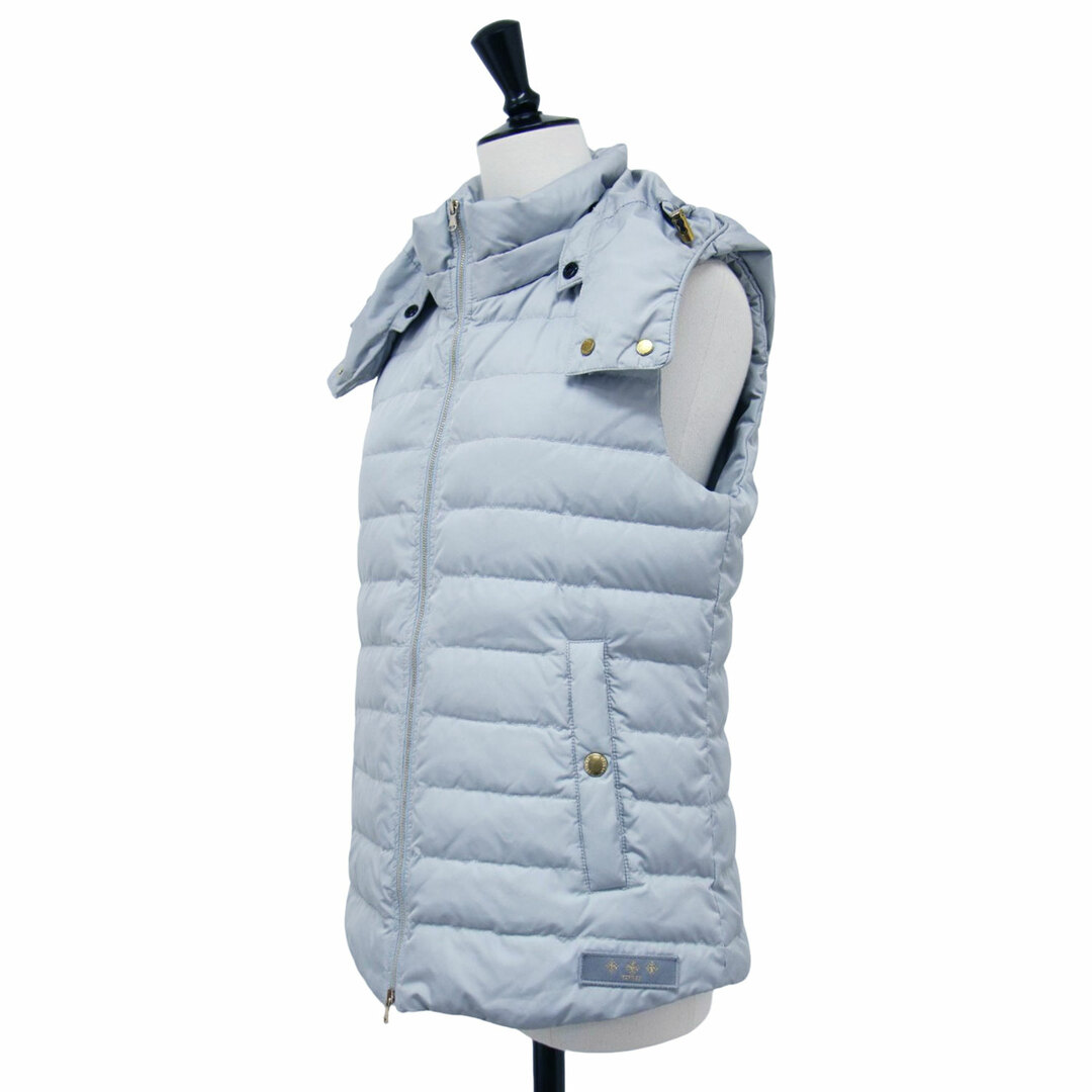 大人気新品 - TATRAS TATRAS ラクマ店|タトラスならラクマ BooBee by ブランド古着のBEEGLE by 上着【レディース】【中古】の通販 ブルゾン ジャケット アウター スタンドカラー ショート丈 / ベスト ダウン フード付き サイズ:02(M) ライトグレー ベスト タトラス ジャケット・アウター