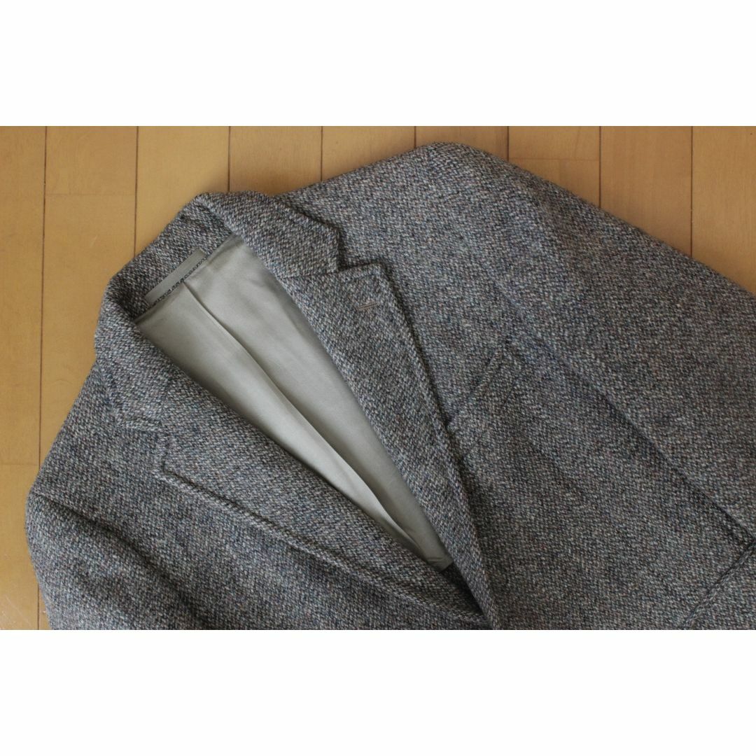 84【美品】ハリスツイード ジャケット A5 メンズ M グレー 84【美品】ハリスツイード ジャケット A5 メンズ M グレー