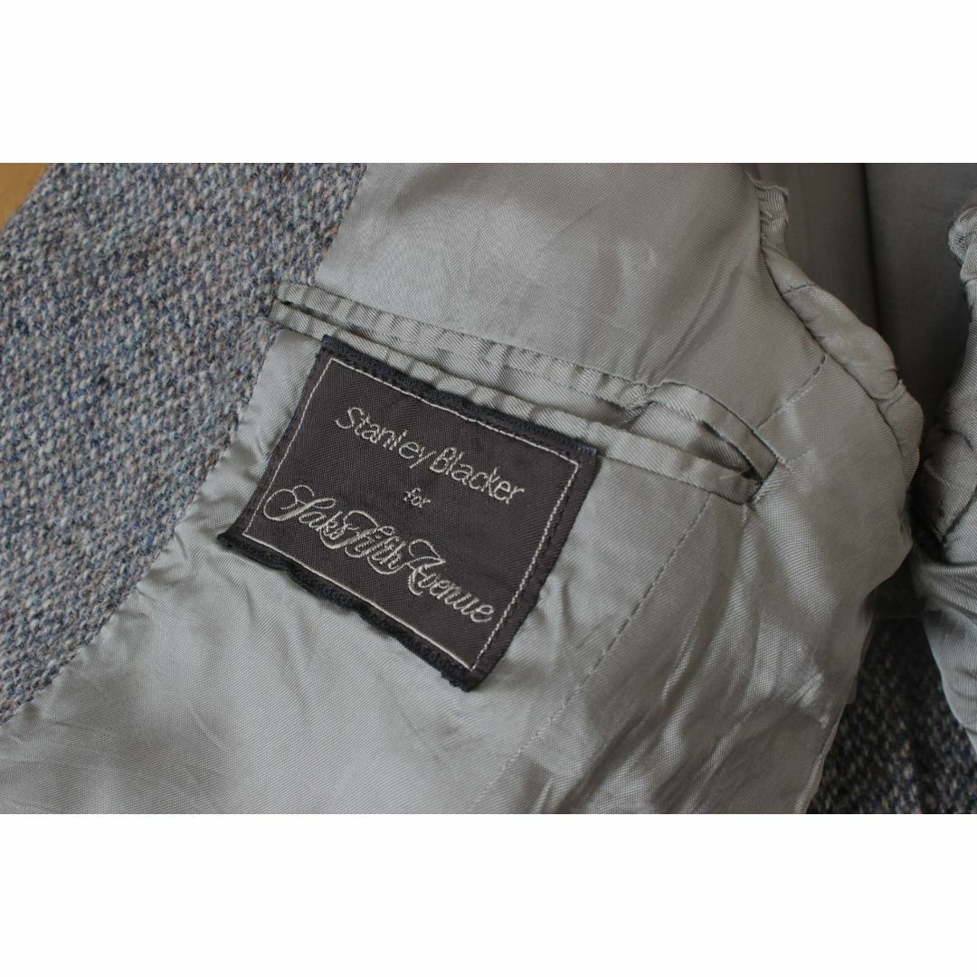 84【美品】ハリスツイード ジャケット A5 メンズ M グレー 84【美品】ハリスツイード ジャケット A5 メンズ M グレー