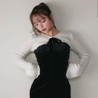 andmary Anita ribbon mini dress(ミニワンピース)