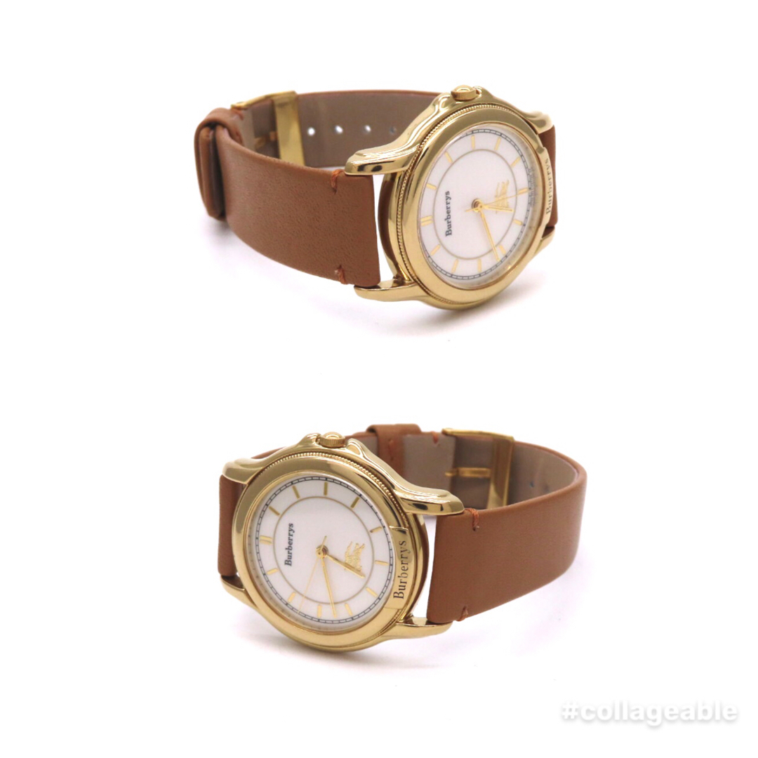 GPゴールドモデル】BURBERRY 'バーバリー 時計' ラウンド☆極美品☆ GPゴールドモデル】BURBERRY 'バーバリー 時計' ラウンド☆極美品☆