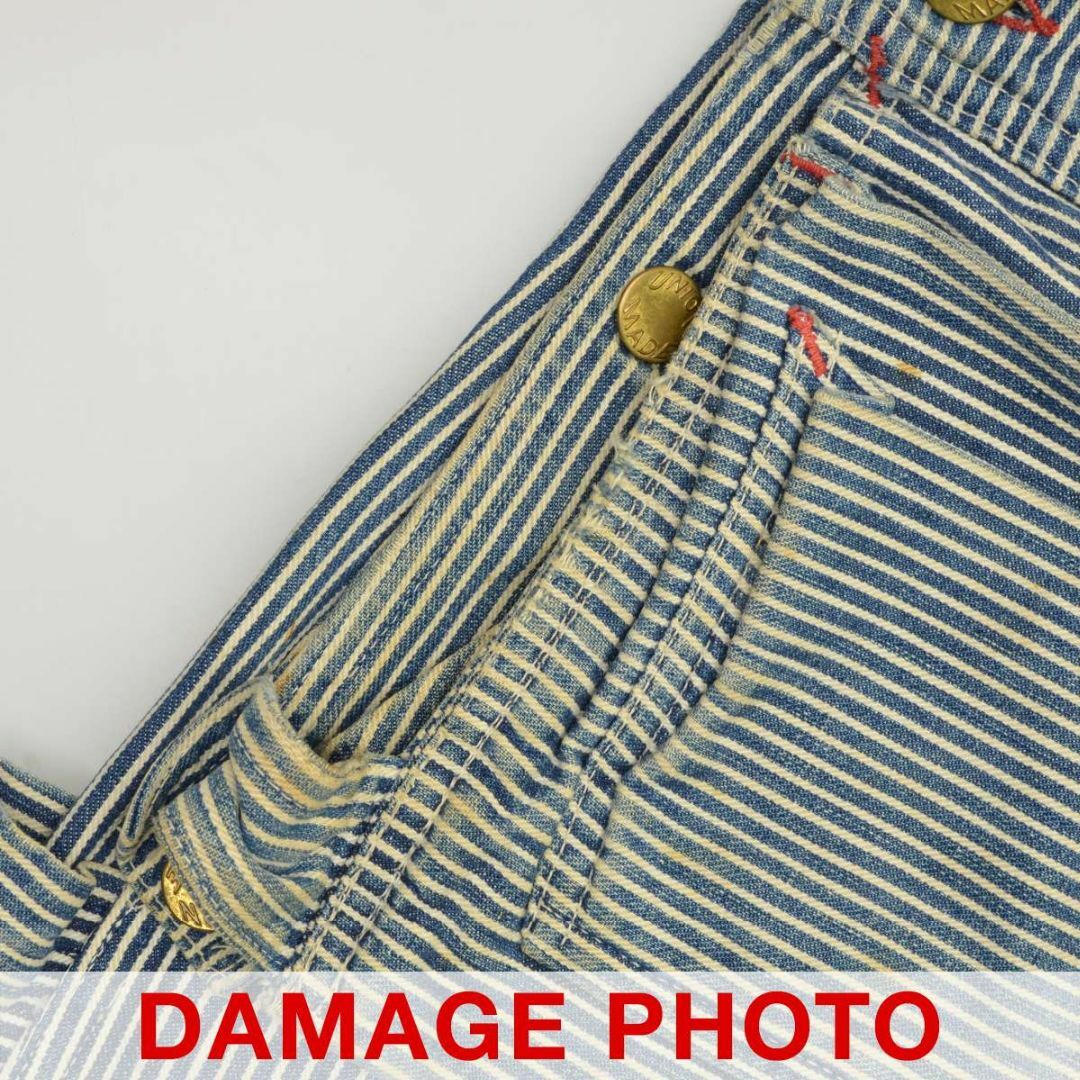 UNIONMADE】50s エプロン付 ダブルニーヒッコリーオーバーオール UNIONMADE】50s エプロン付 ダブルニーヒッコリーオーバーオール