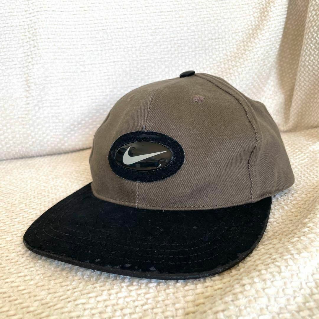 NIKE ナイキ 帽子 キャップ 90s ツートーン 古着 茶 黒 11780 NIKE ナイキ 帽子 キャップ 90s ツートーン 古着 茶 黒 11780