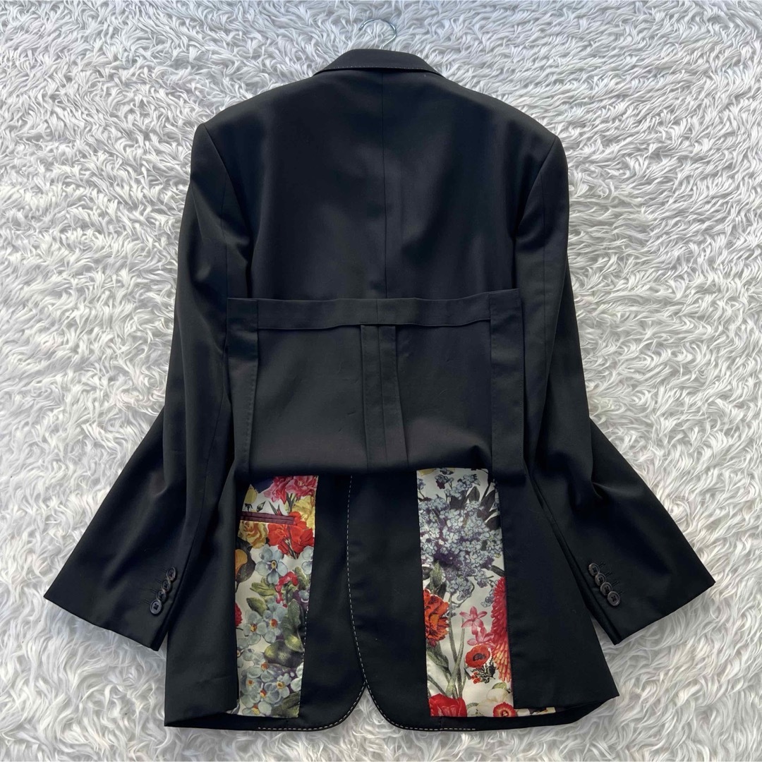 ポールスミスロンドン メンズ 花柄総柄 ステッチ加工 ブラック ポールスミスロンドン メンズ 花柄総柄 ステッチ加工 ブラック