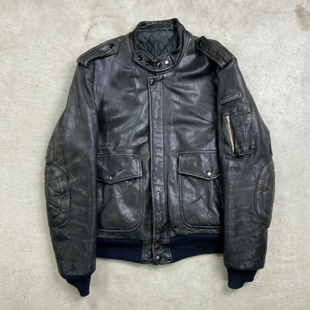 80年代 Hein Gericke シングルライダースジャケット レザー 80年代 Hein Gericke シングルライダースジャケット レザー