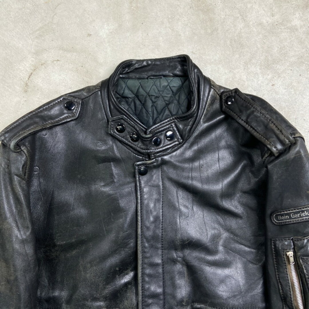 80年代 Hein Gericke シングルライダースジャケット レザー 80年代 Hein Gericke シングルライダースジャケット レザー