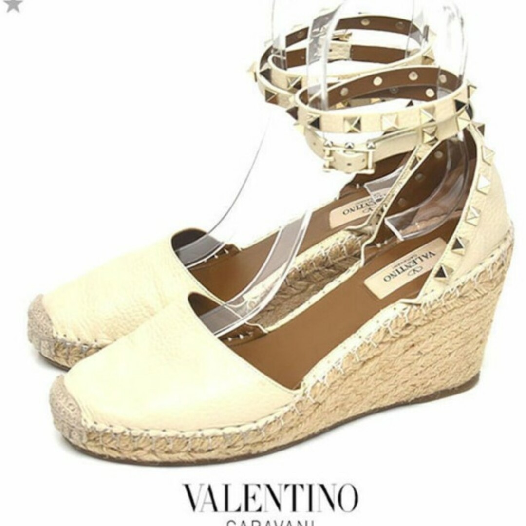 未使用品✨VALENTINOウェッジソールサンダル37 未使用品✨VALENTINOウェッジソールサンダル37
