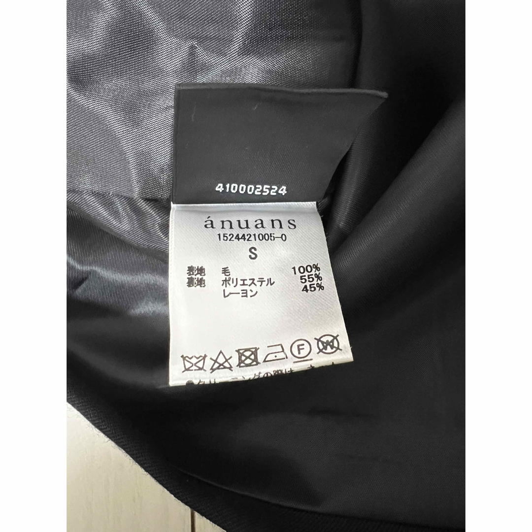 anuans ウールギャバジンミニスカート Sサイズ anuans ウールギャバジンミニスカート Sサイズ