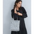 【SILVER】2WAYメッシュ シャイニー トートバッグ