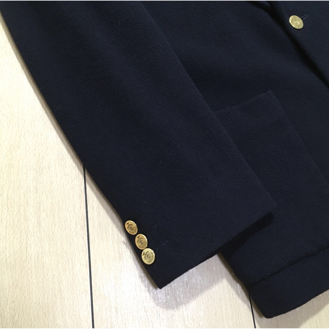 EMPORIO ARMANI - 極美品☆エンポリオ アルマーニ 紺ブレザー 金 EMPORIO ARMANI - 極美品☆エンポリオ アルマーニ 紺ブレザー 金
