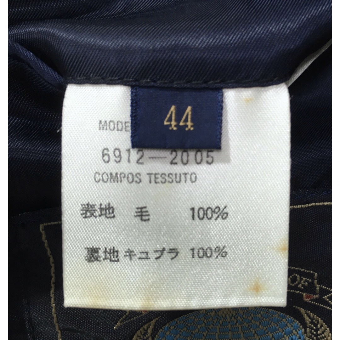 EMPORIO ARMANI - 極美品☆エンポリオ アルマーニ 紺ブレザー 金 EMPORIO ARMANI - 極美品☆エンポリオ アルマーニ 紺ブレザー 金
