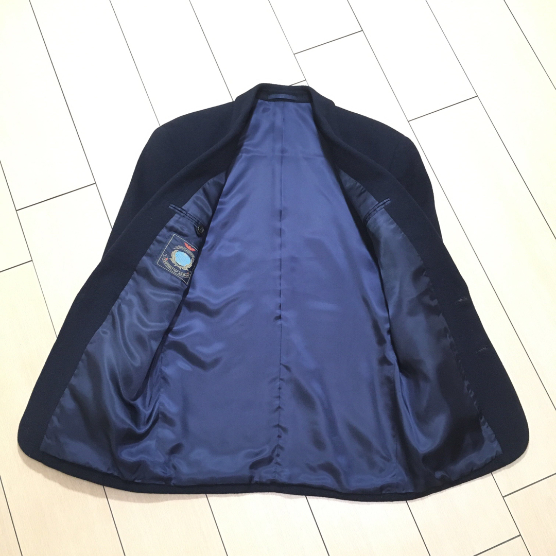 EMPORIO ARMANI - 極美品☆エンポリオ アルマーニ 紺ブレザー 金 EMPORIO ARMANI - 極美品☆エンポリオ アルマーニ 紺ブレザー 金