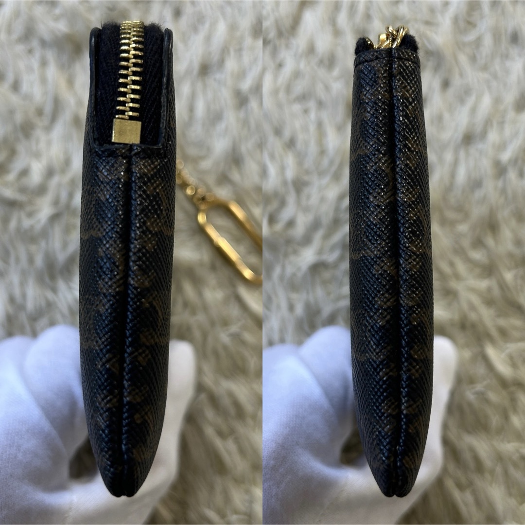 極美品】セリーヌ トリオンフキャンバス コインケース キュイル 極美品】セリーヌ トリオンフキャンバス コインケース キュイル
