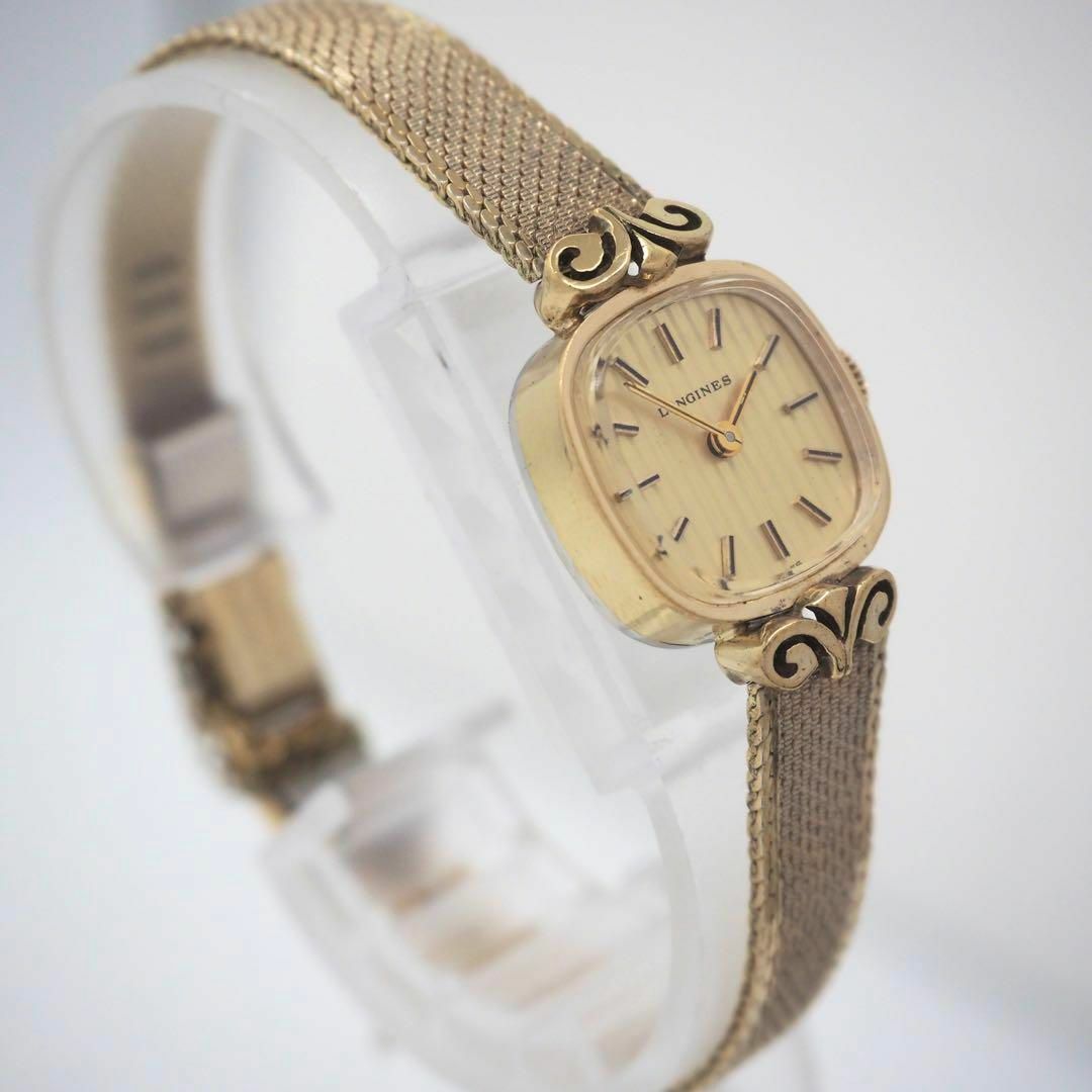 288 辛 LONGINES 手巻き スクエア ゴールド レディース腕時計 288 辛 LONGINES 手巻き スクエア ゴールド レディース腕時計