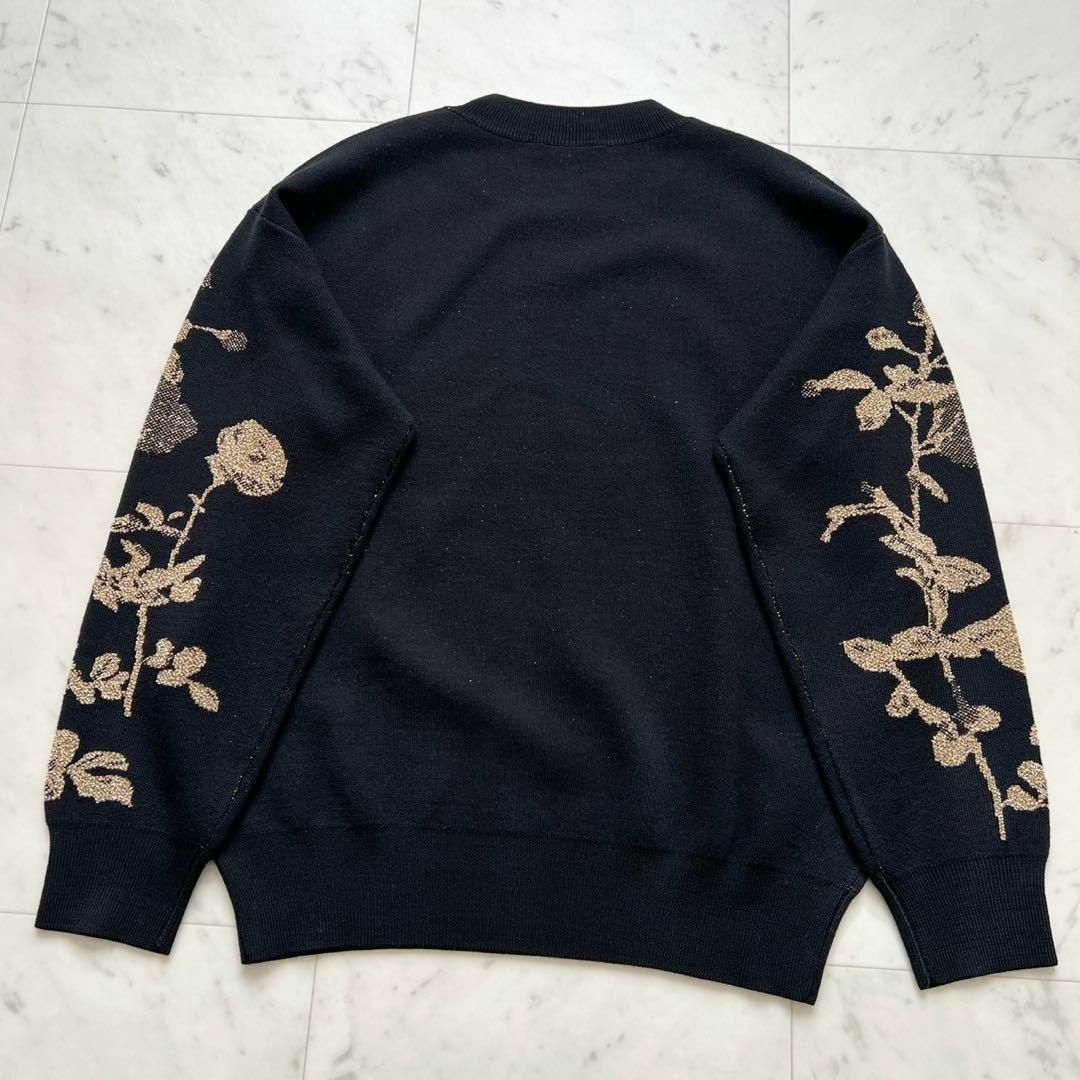 定価10万 DRIES VAN NOTEN 2020 ゴールド刺繍 メリノニット 定価10万 DRIES VAN NOTEN 2020 ゴールド刺繍 メリノニット