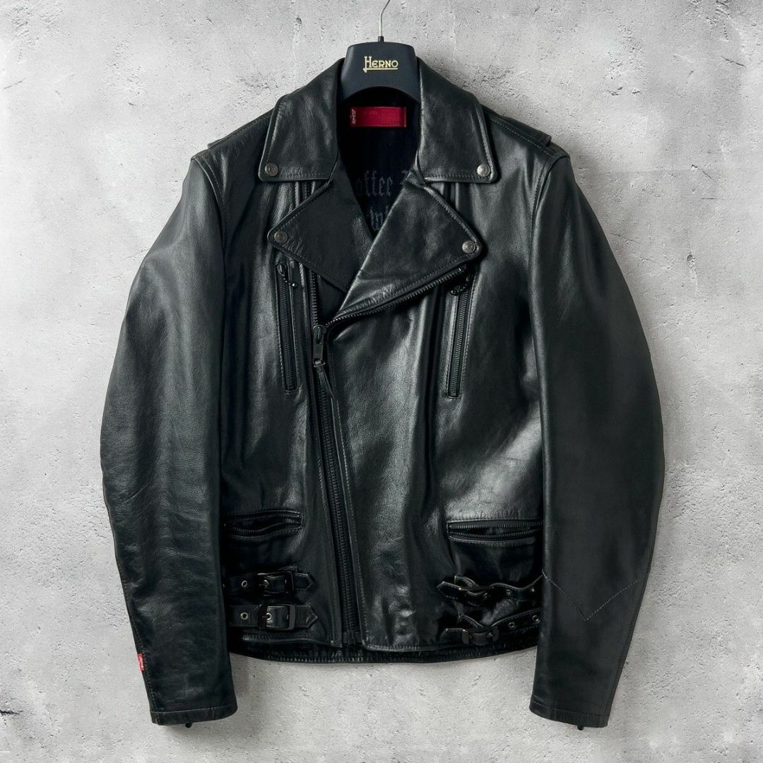 Levi's - リーバイス レザー ダブル ライダース ジャケット L 黒 Levi's - リーバイス レザー ダブル ライダース ジャケット L 黒