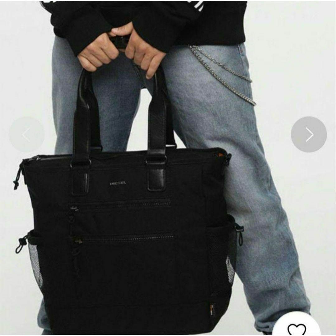 DIESEL - DIESEL 2WAYショルダーバッグ ブラック ナイロン DIESEL - DIESEL 2WAYショルダーバッグ ブラック ナイロン