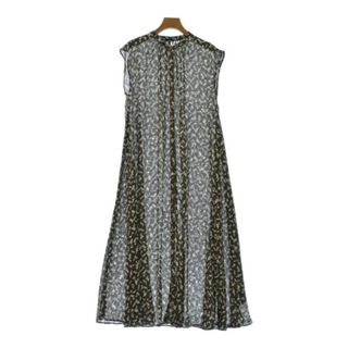 スローブイエナ(SLOBE IENA)のSLOBE IENA スローブイエナ ワンピース M 茶 【古着】【中古】【送料無料】(ひざ丈ワンピース)