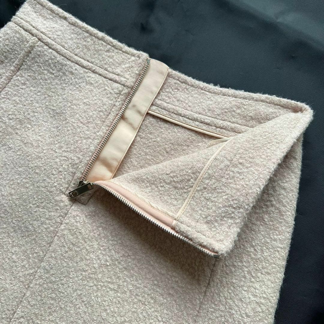 タグ付 LOUIS VUITTON ラマウール ループツイード 台形スカート タグ付 LOUIS VUITTON ラマウール ループツイード 台形スカート