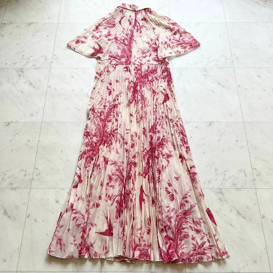 RED VALENTINO(レッドヴァレンティノ)のRED VALENTINO ドレス モスリン TOILE DE JOUY 42 レディースのワンピース(ロングワンピース/マキシワンピース)の商品写真