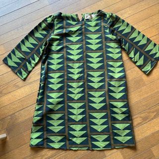 SALE！柄チュニック　ミニワンピ　ミニドレス