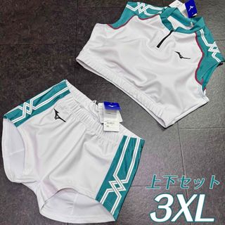 MIZUNO - ミズノ 女子陸上ユニフォーム上下セット 3XLサイズ MIZUNO - ミズノ 女子陸上ユニフォーム上下セット 3XLサイズ