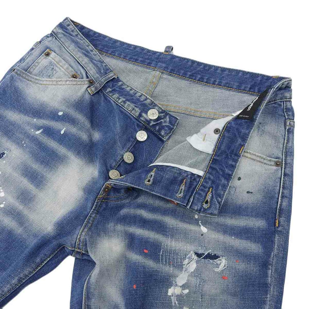 ディースクエアード Dsquared2 ペイント ダメージ デニムパンツ ディースクエアード Dsquared2 ペイント ダメージ デニムパンツ