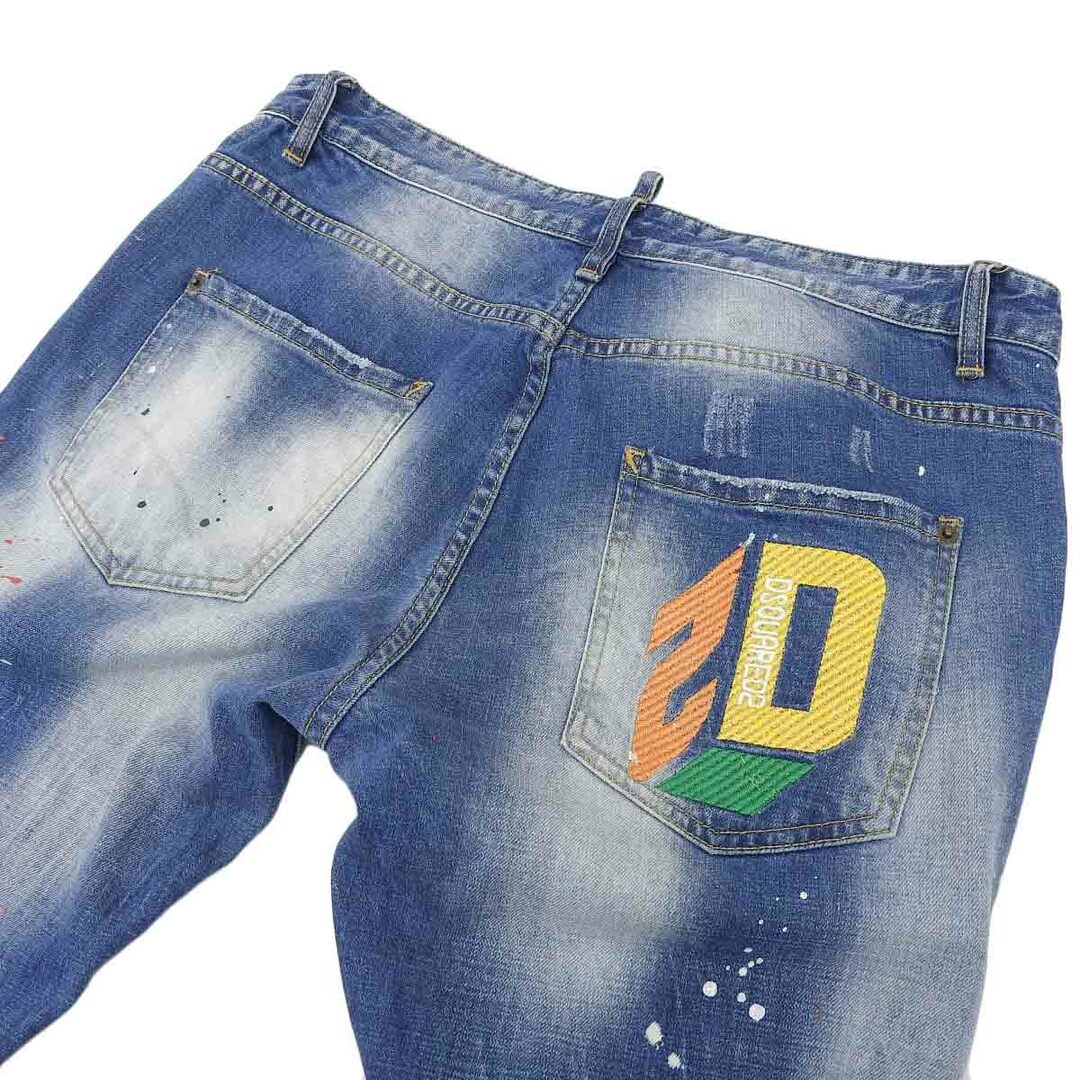 ディースクエアード Dsquared2 ペイント ダメージ デニムパンツ ディースクエアード Dsquared2 ペイント ダメージ デニムパンツ