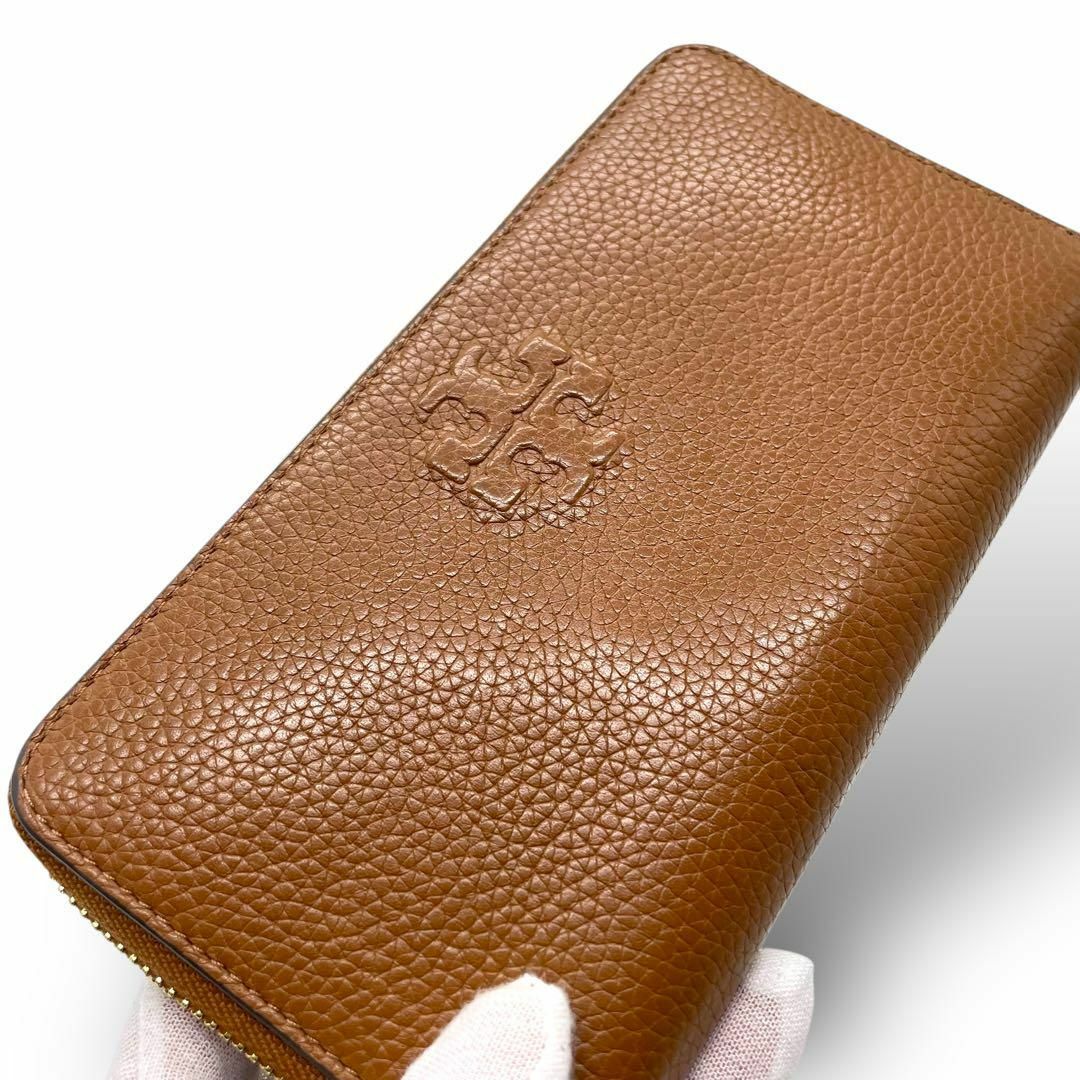 未使用級】TORY BURCH 長財布 カードケース付属 レザー ブラウン 未使用級】TORY BURCH 長財布 カードケース付属 レザー ブラウン