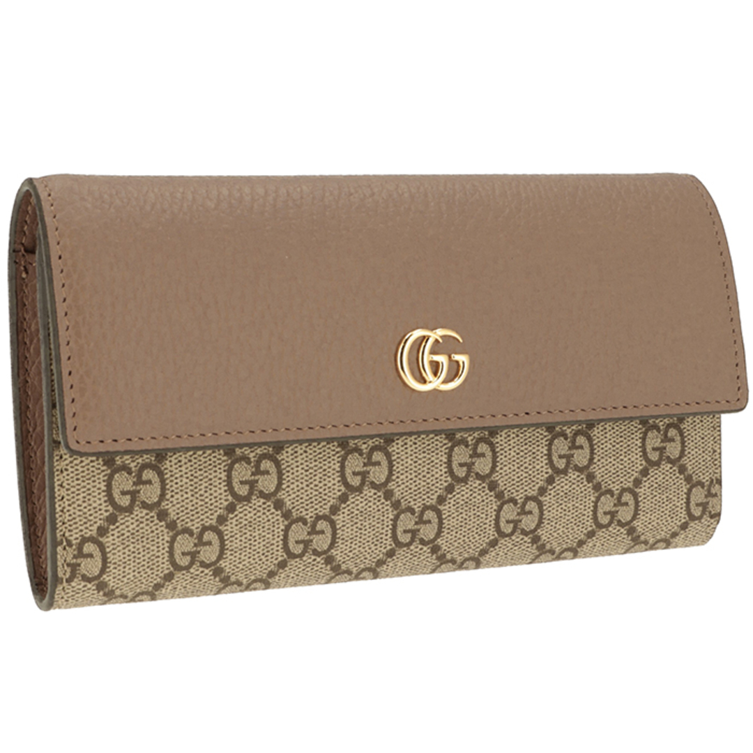 GUCCI - グッチ GUCCI 長財布 二つ折り ダブルG バイカラー GUCCI - グッチ GUCCI 長財布 二つ折り ダブルG バイカラー