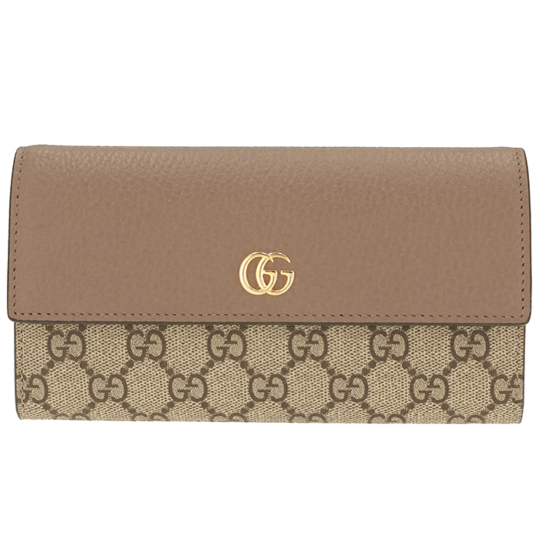 GUCCI - グッチ GUCCI 長財布 二つ折り ダブルG バイカラー GUCCI - グッチ GUCCI 長財布 二つ折り ダブルG バイカラー