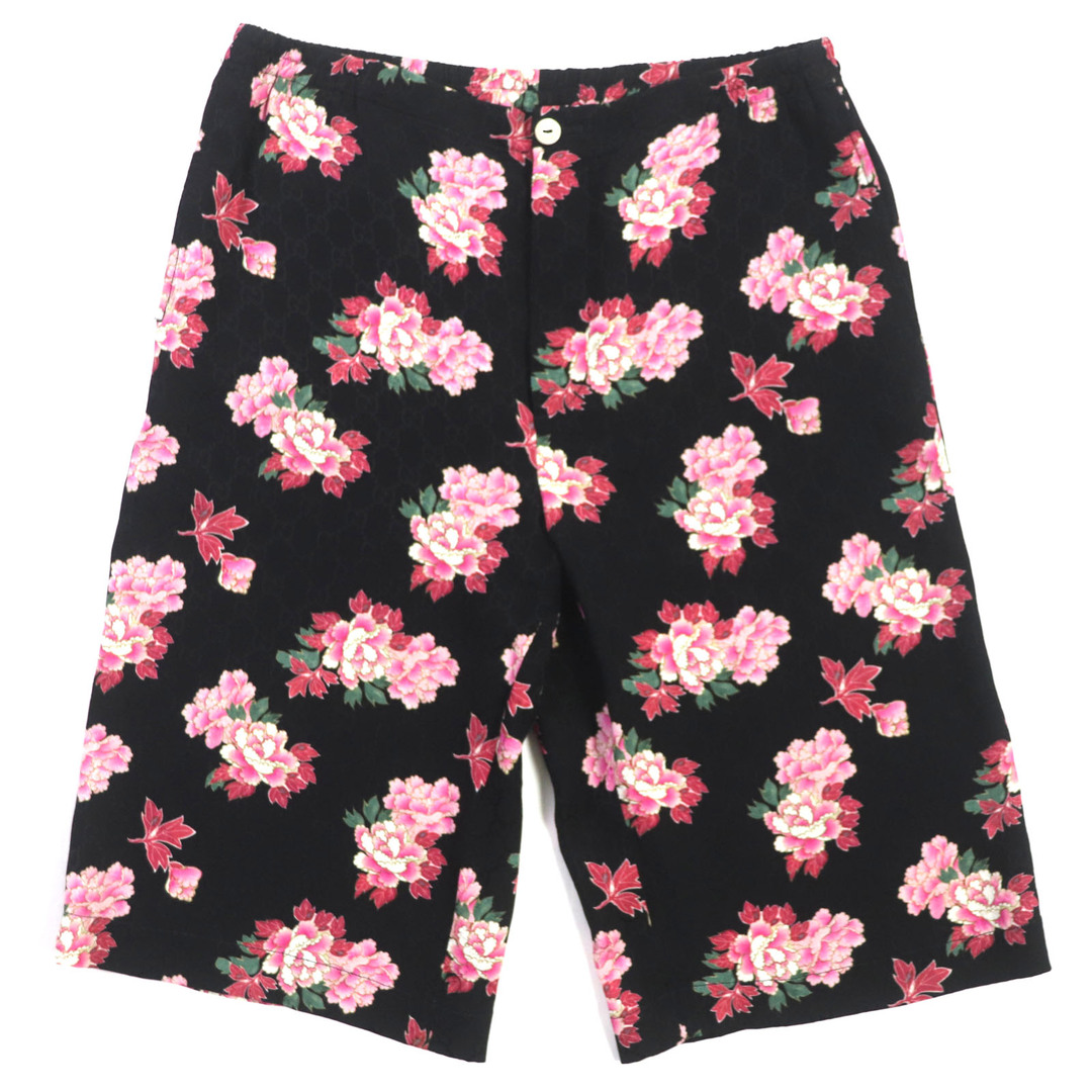 GUCCI - 美品▽GUCCI グッチ 624399 シルク100% GG柄 花柄 GUCCI - 美品▽GUCCI グッチ 624399 シルク100% GG柄 花柄