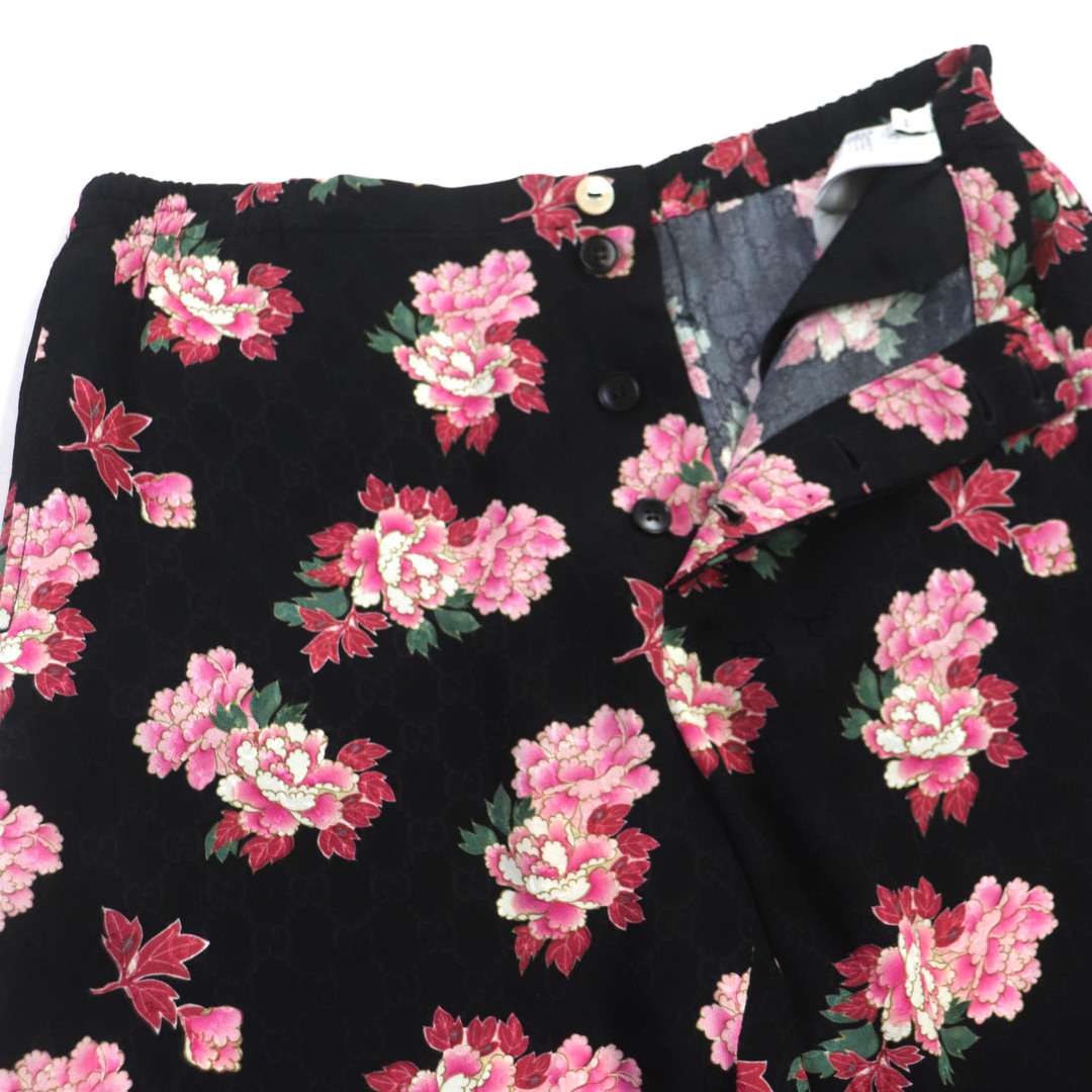 GUCCI - 美品▽GUCCI グッチ 624399 シルク100% GG柄 花柄 GUCCI - 美品▽GUCCI グッチ 624399 シルク100% GG柄 花柄